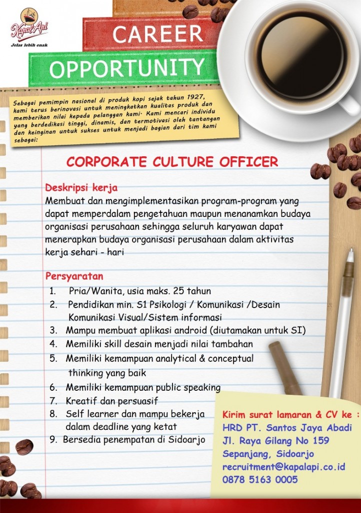 CORPORATE CULTURE OFFICER